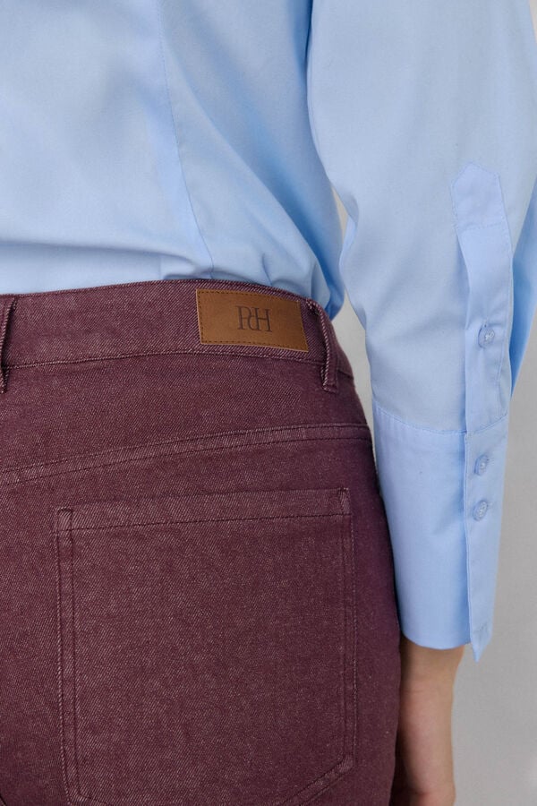 Pedro del Hierro Jeans stove pipe basic Burgundy