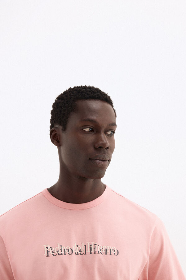 Pedro del Hierro Logo T-shirt Coral