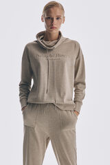 Pedro del Hierro Sudadera punto cortado logo bordado Gris