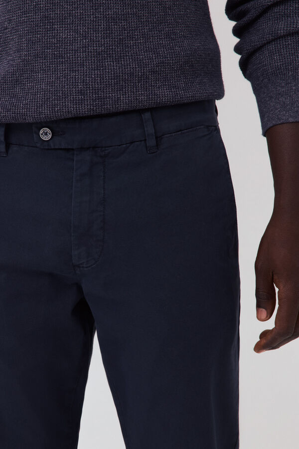 Pedro del Hierro Premium slim chinos Blue