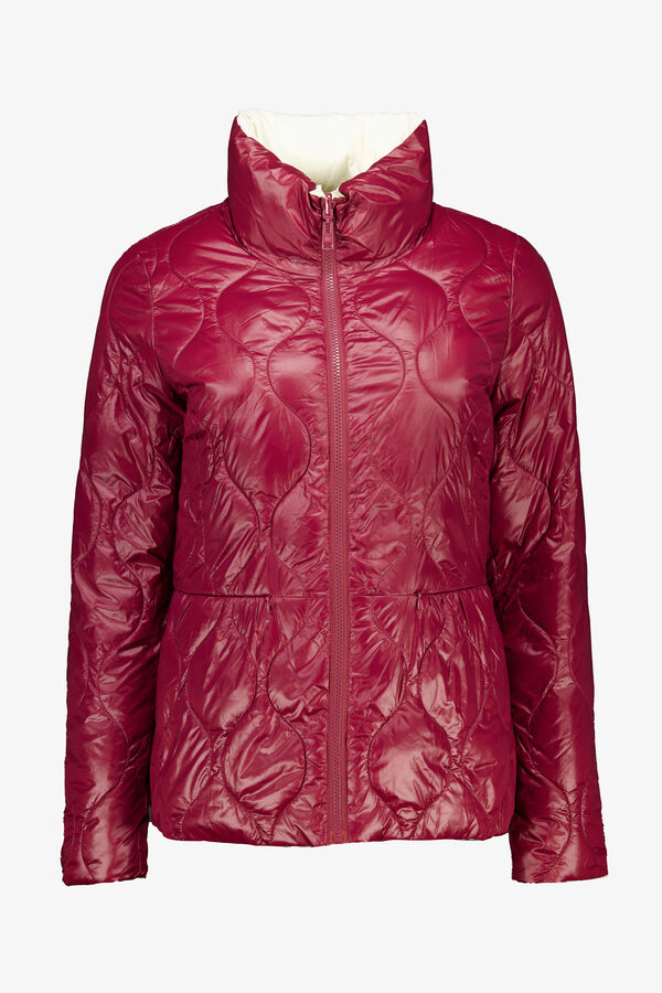 Pedro del Hierro Ultralight short reversible jacket Burgundy