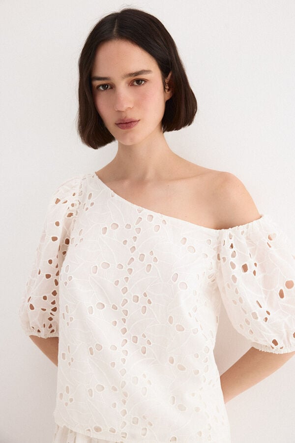 Pedro del Hierro Top assim&eacute;trico Laranja