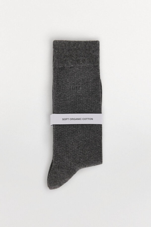 Pedro del Hierro Plain sports socks Grey
