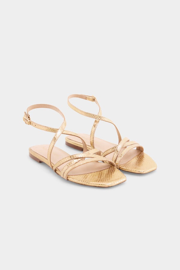 Pedro del Hierro Gold sandal Yellow