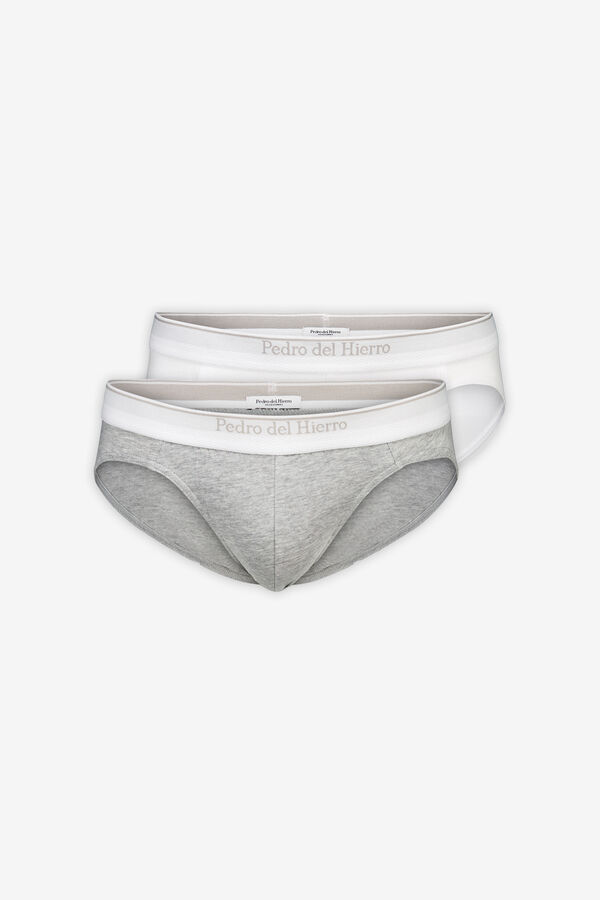 Pedro del Hierro Pack of 2 jersey-knit briefs White