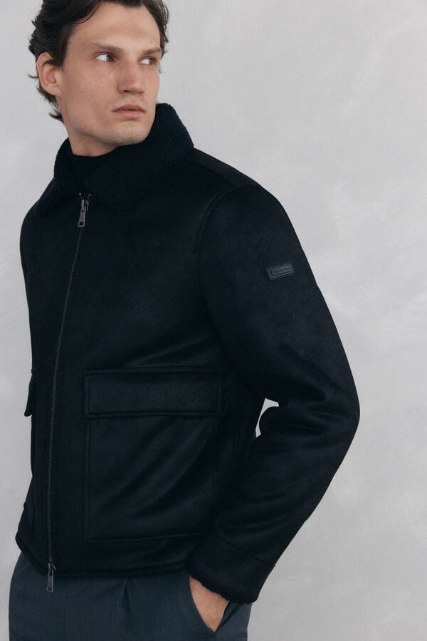 Pedro del Hierro Blusão  Preto