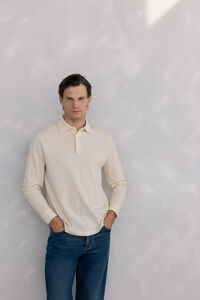 Pedro del Hierro Basic long sleeve polo shirt