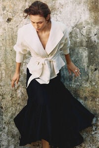 Pedro del Hierro Godet flared skirt