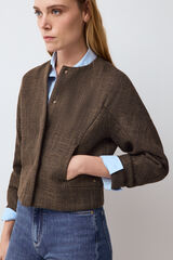 Pedro del Hierro Textured jacket Green