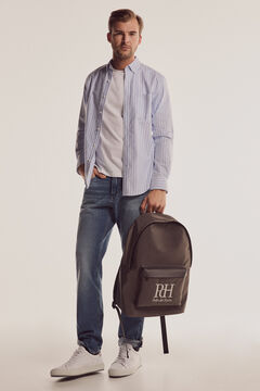 Pedro del Hierro Front pocket backpack Grey