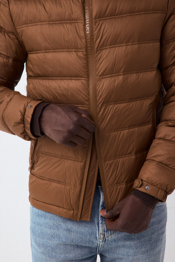 Pedro del Hierro Ultralight puffer jacket Beige