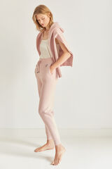 Pedro del Hierro Soft feel jersey-knit jogger trousers Pink