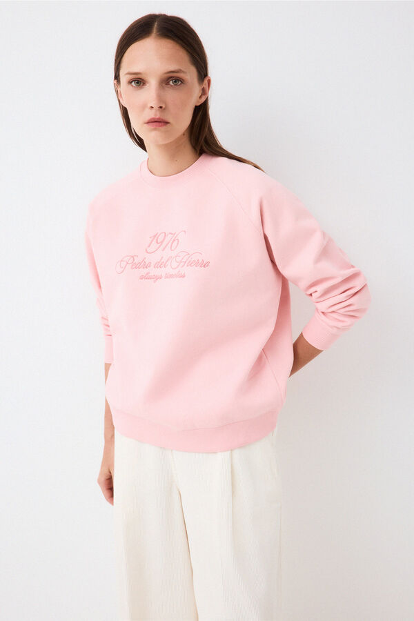 Pedro del Hierro Logo sweatshirt Pink