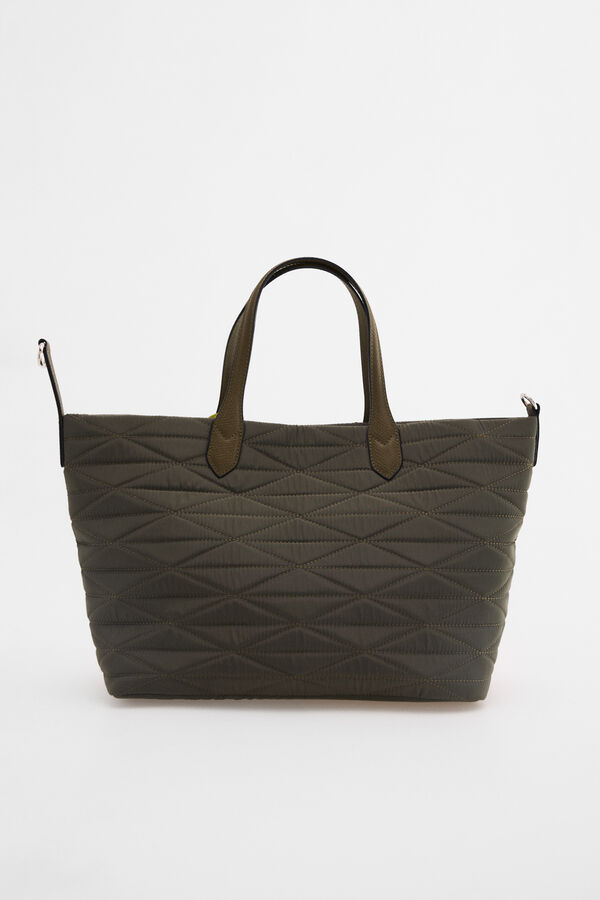 Pedro del Hierro Mala tote bag acolchoada Verde