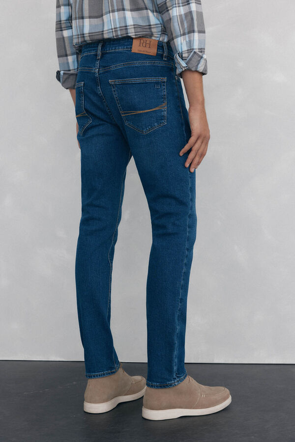 Pedro del Hierro Pantalón vaquero premium flex slim fit Azul