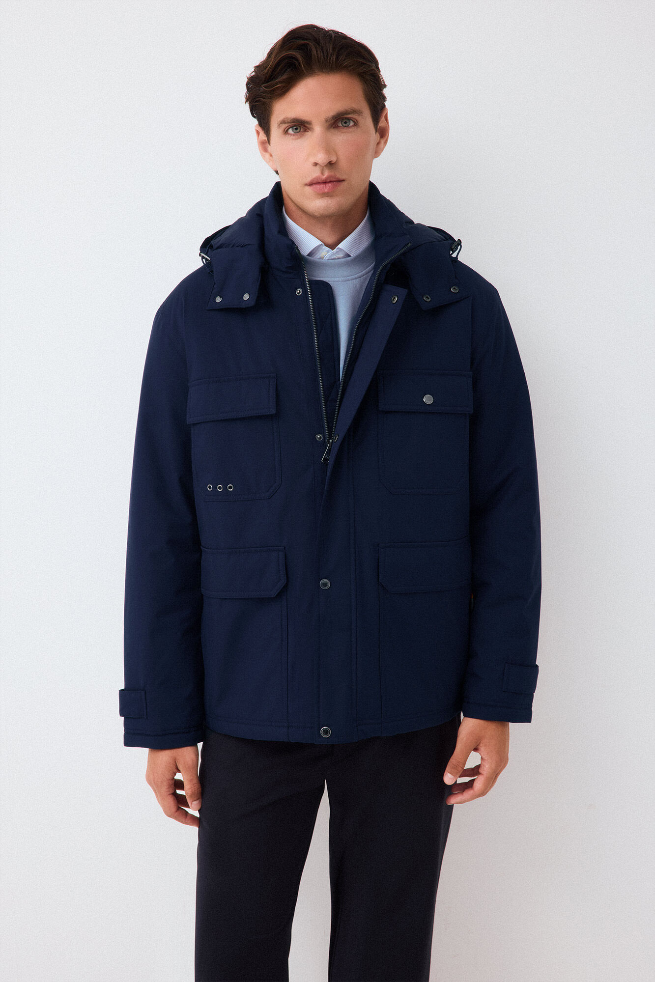 Pedro del Hierro Four-pocket field jacket
