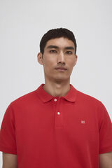 Pedro del Hierro Basic piqué polo shirt Red