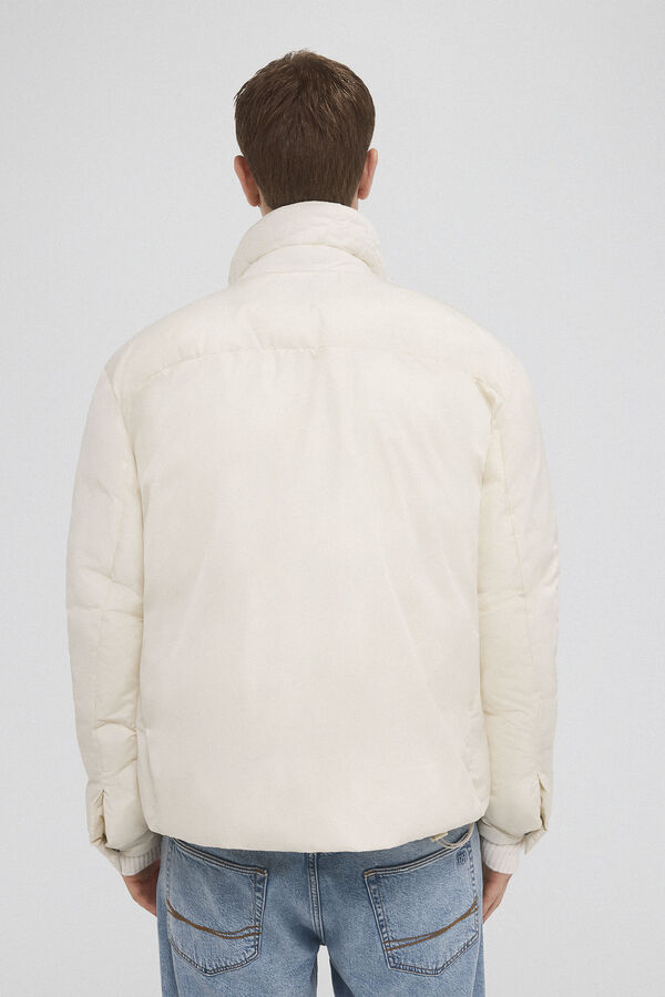 Pedro del Hierro Puffer jacket Ecru