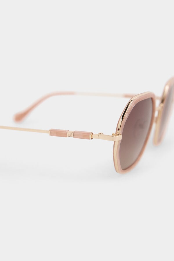 Pedro del Hierro Metal frame sunglasses Pink