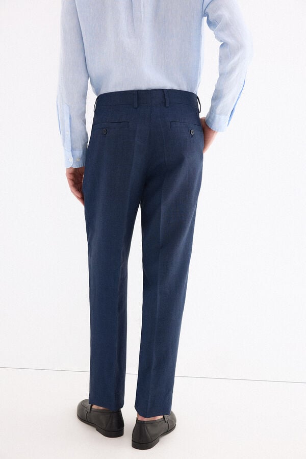 Pedro del Hierro Linen blend matching blazer Blue