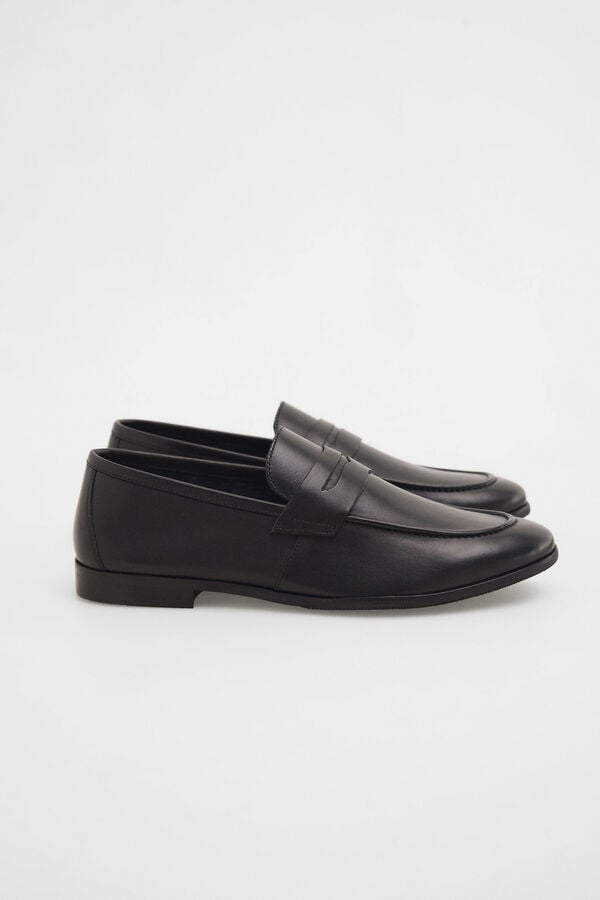 Pedro del Hierro Mocas&iacute;n piel Negro