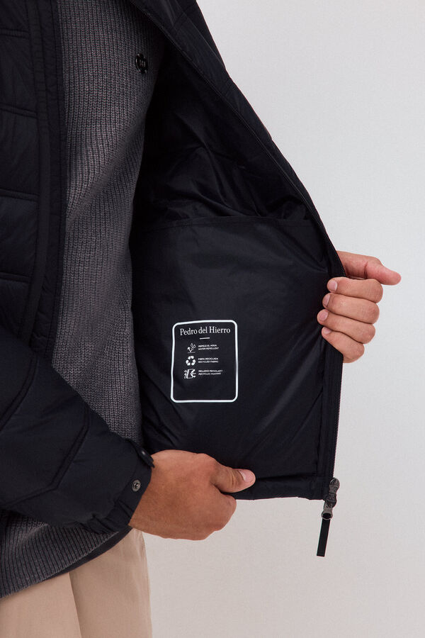 Pedro del Hierro Cazadora acolchada ultraligera Negro