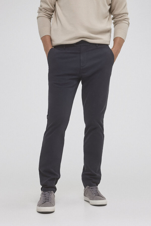 Pedro del Hierro Slim fit Premium Flex chinos Grey