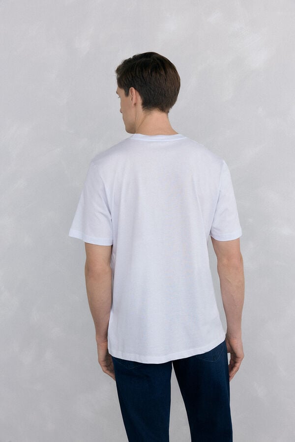 Pedro del Hierro Large logo T-shirt White