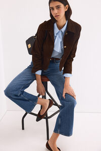 Pedro del Hierro Camisa com folho em cetim