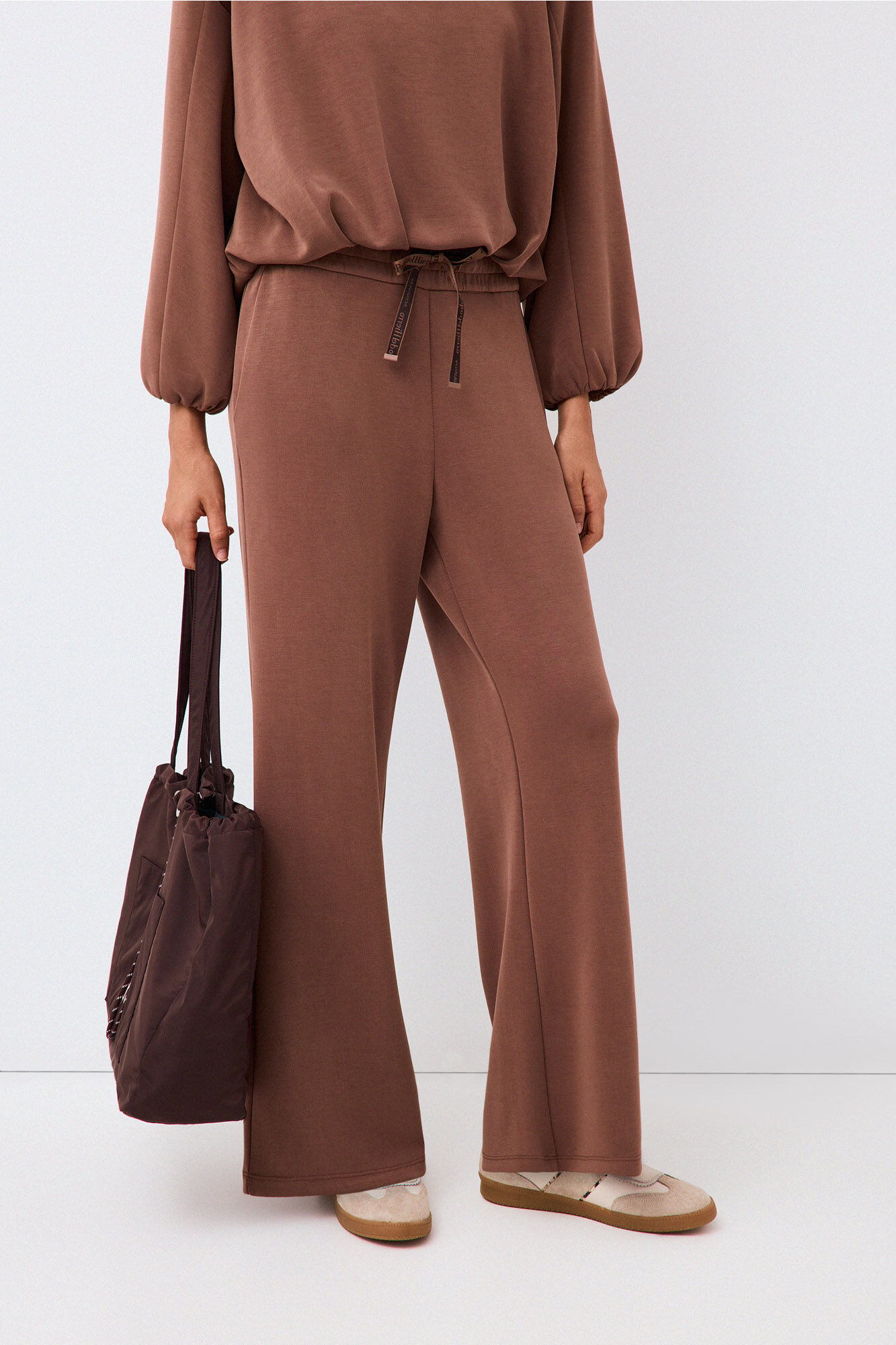 Pedro del Hierro Soft touch flare trousers