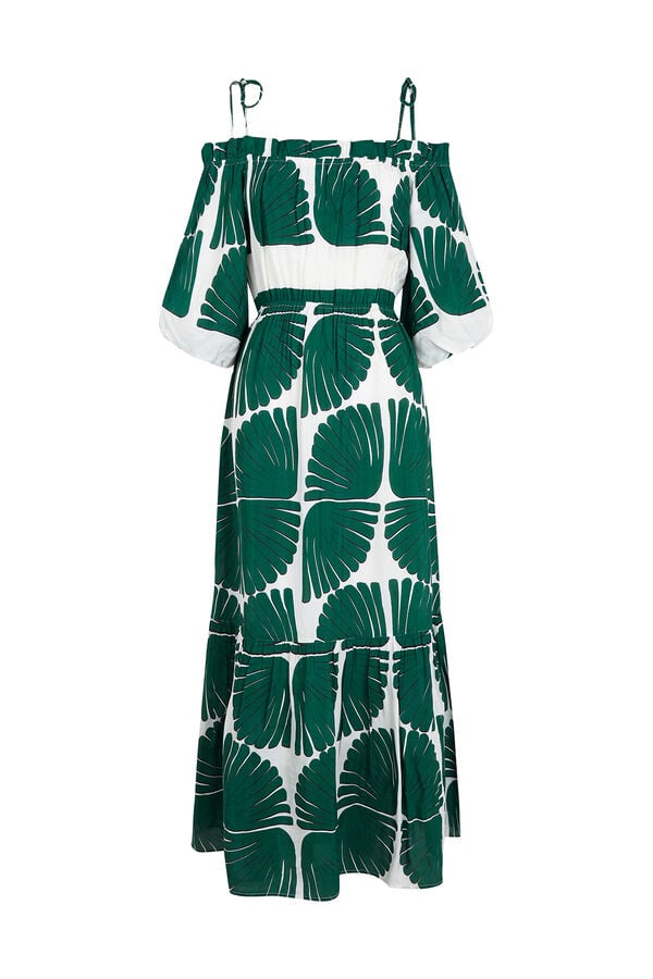 Pedro del Hierro Printed dress Green