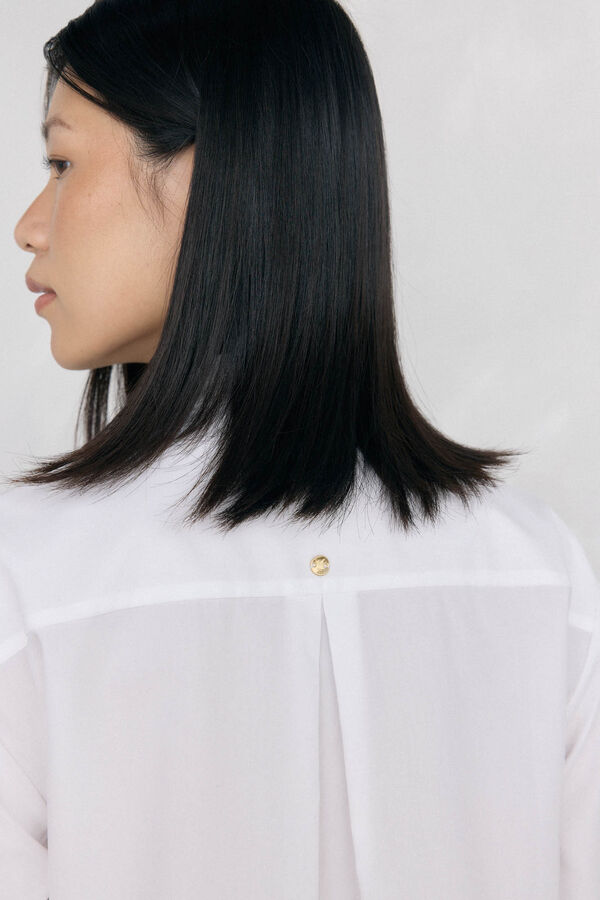 Pedro del Hierro Wide bow shirt White