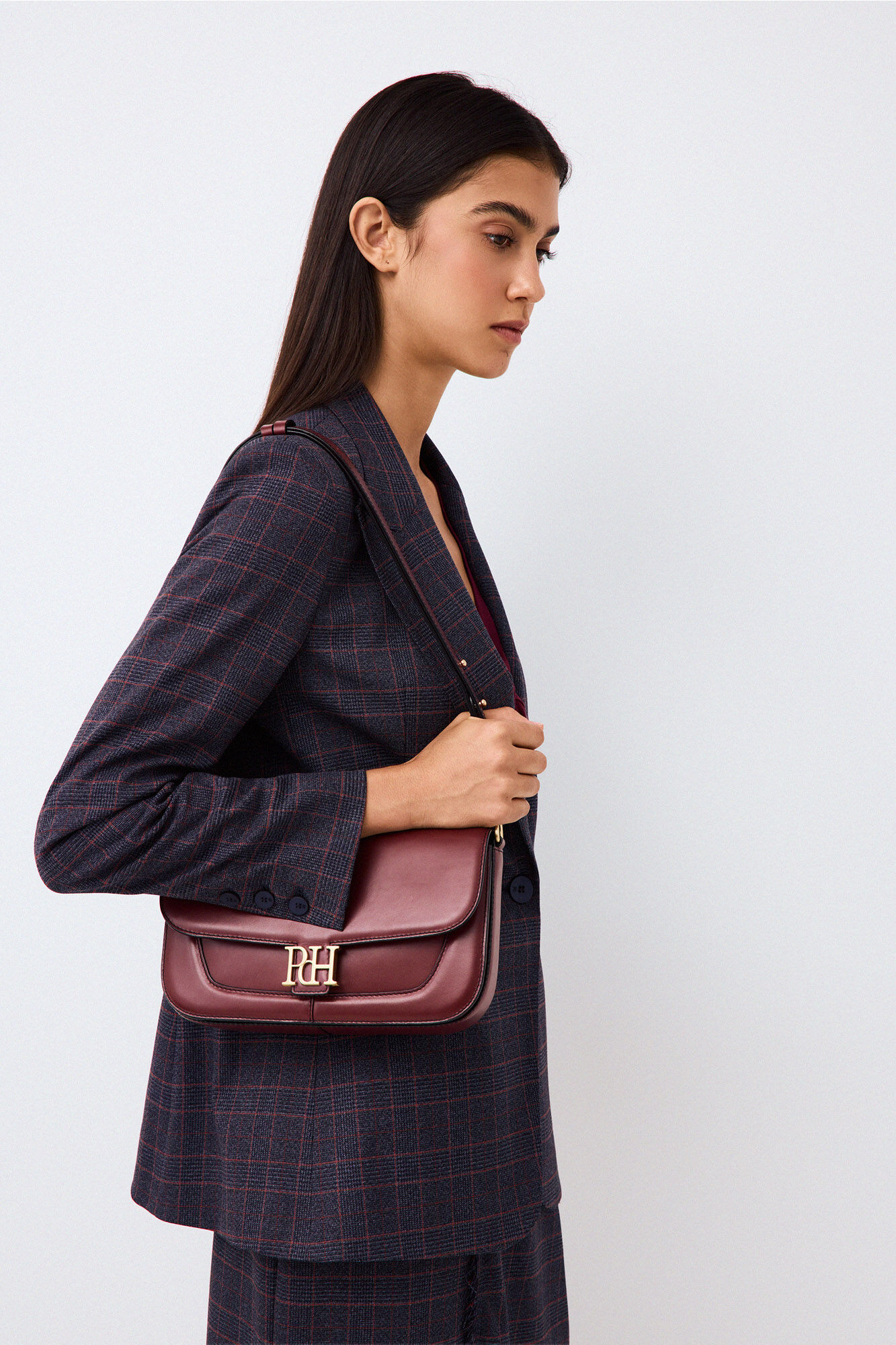 Pedro del Hierro Multiway leather crossbody bag