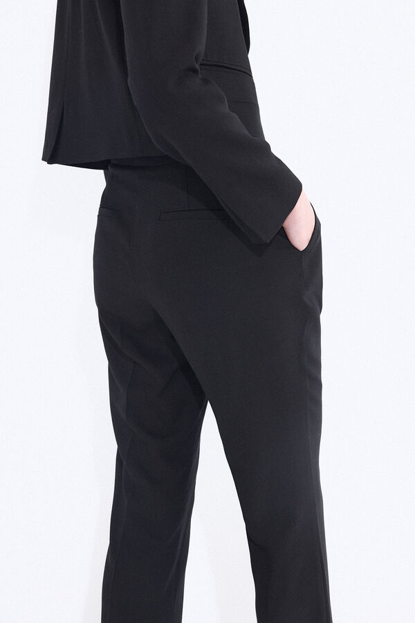 Pedro del Hierro Black flare trousers Black