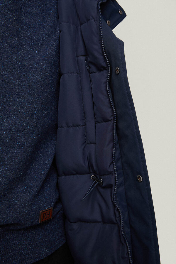 Pedro del Hierro Parka larga Azul