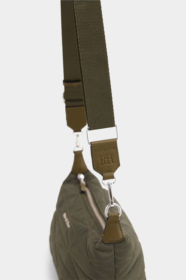 Pedro del Hierro Bandolera acolchada nylon Verde