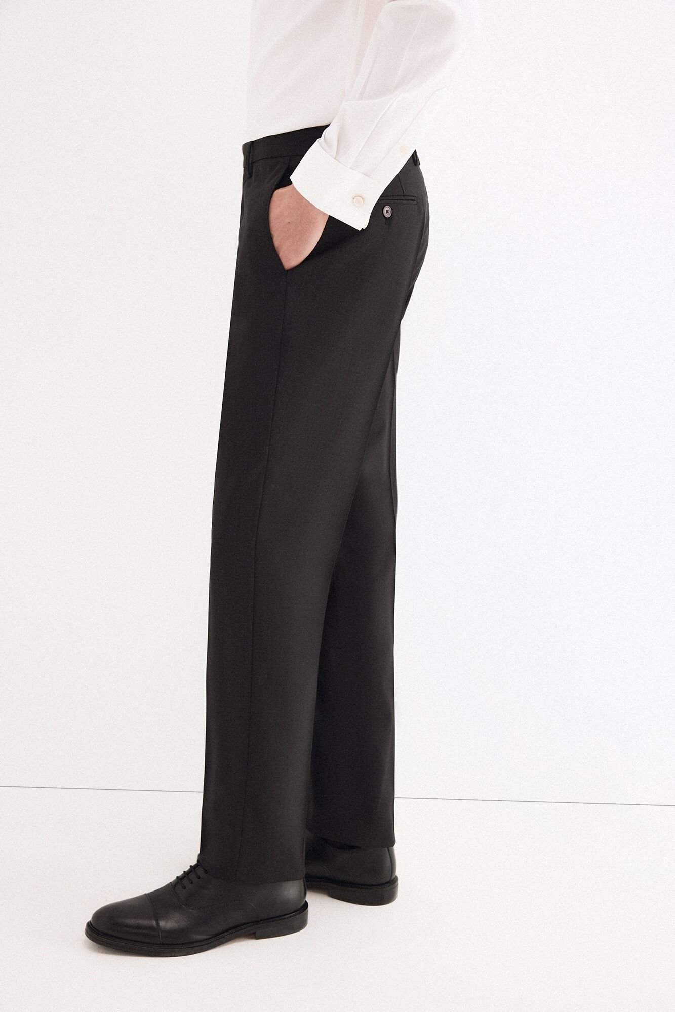 Pedro del Hierro Cal&ccedil;a lisa bi-stretch de alfaiataria