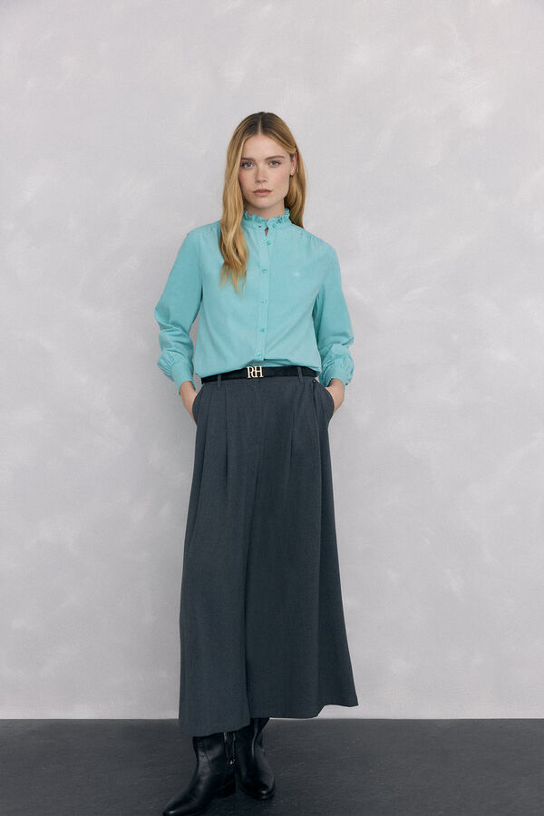 Pedro del Hierro Camisa micropana Turquesa