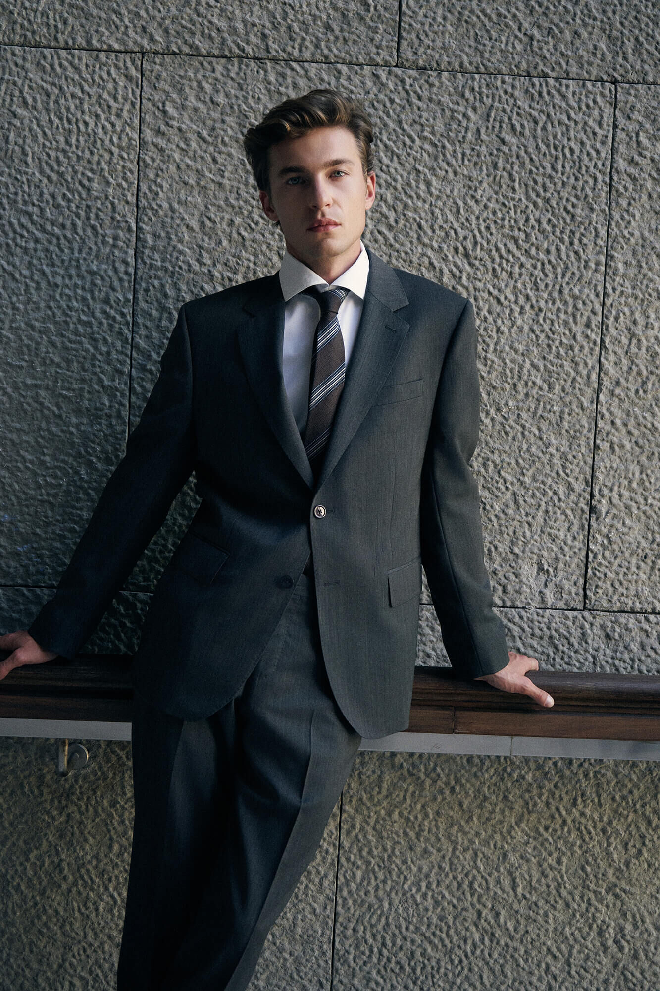 Pedro del Hierro Slim fit tan blazer