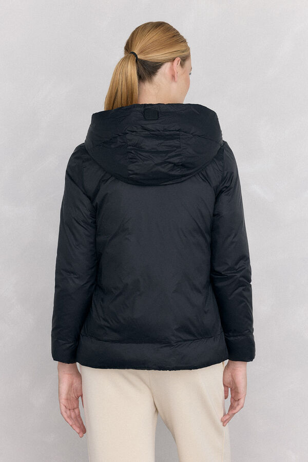 Pedro del Hierro Parka reversível capuz Preto