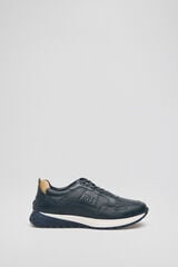 Pedro del Hierro Leather sneakers Blue