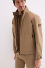 Pedro del Hierro Removable lining jacket Beige