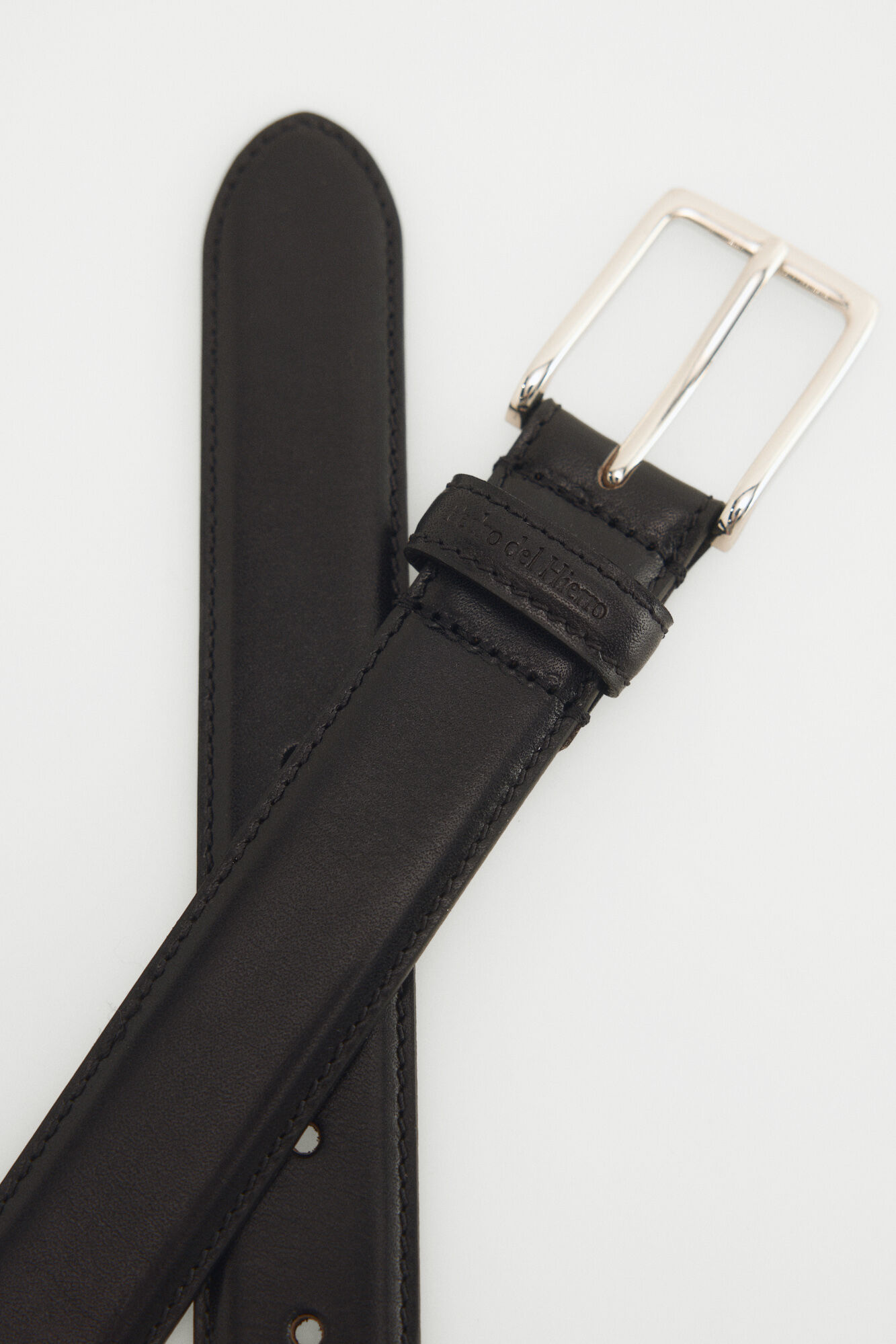 Pedro del Hierro leather dress belt