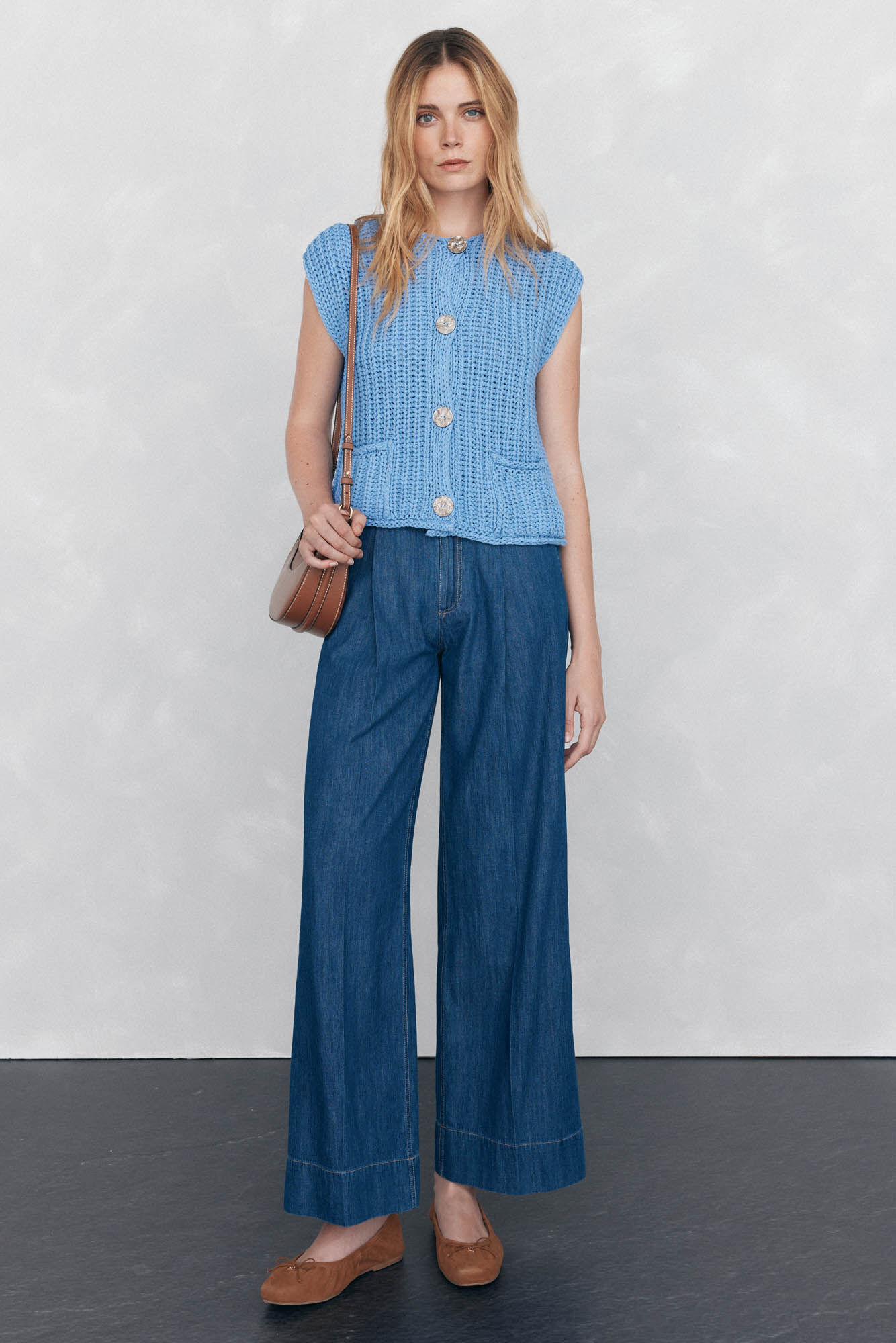 Pedro del Hierro Bolsa de mala de tiracolo oval de pele