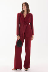 TFP by Tamara Falcó Flared trousers Burgundy