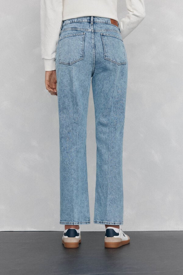 Pedro del Hierro Basic straight jeans Blue