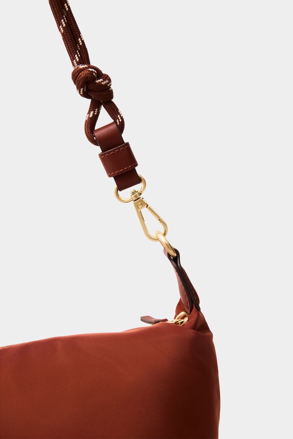 Pedro del Hierro Nylon crossbody bag Orange
