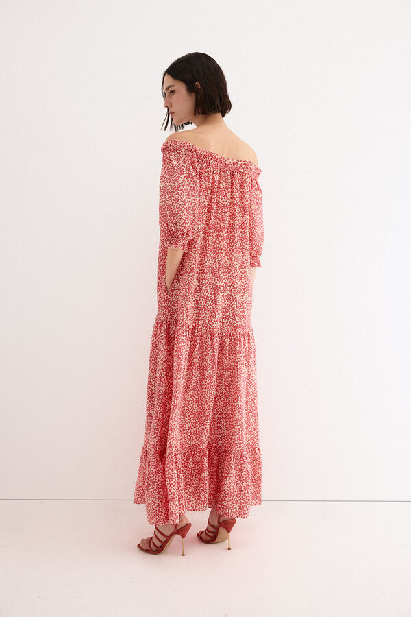 TFP by Tamara Falc&oacute; Contrast tie dress Red