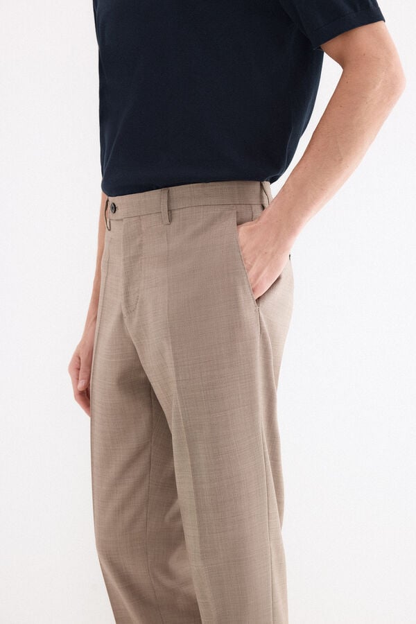 Pedro del Hierro Structured tailored blazer Brown