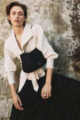 Pedro del Hierro Blazer com n&oacute; Ecru